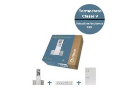 HYGGE HOME CRONOTERMOSTATO SETTIMANALE + RICEVITORE + GATEWAY WI-FI CLASSE 5 KTY003