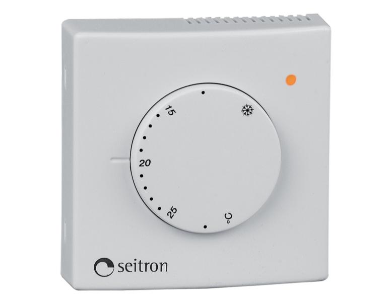 TERMOSTATO AMBIENTE TM002M 220V con spia SEITRON