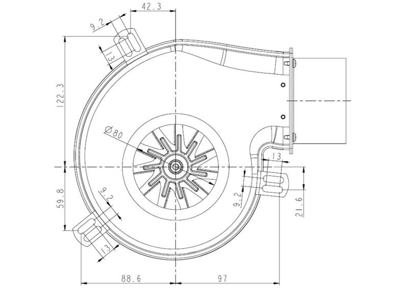 ESTRATTORE FUMI NATALINI PL21 CE0260 W931210260