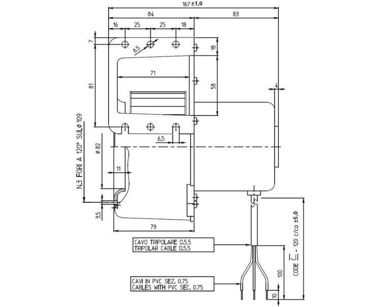 VENTILATORE CENTRIGUGO FERGAS EMMEVI CF 100-35 209108
