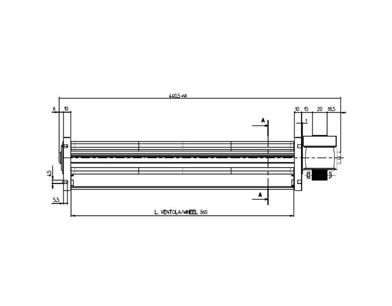 VENTILATORE TANGENZIALE FERGAS EMMEVI TGA 45/1-360/20 101806